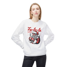 Fa - la - la Latte - Fleece Crewneck Sweatshirt