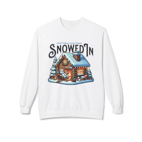 Snowed In- Fleece Crewneck Sweatshirt