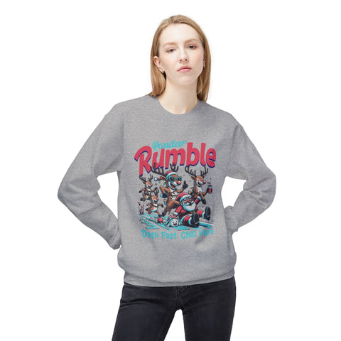 Reindeer Rumble- Fleece Crewneck Sweatshirt