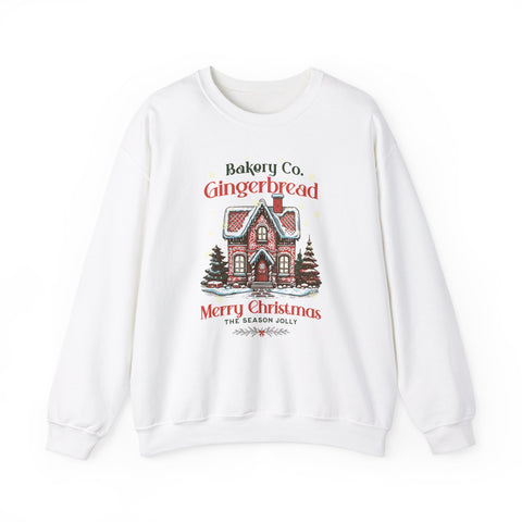 Vintage Gingerbread House - Crewneck Sweatshirt