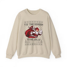 Tis' The Season to be Jolly  - Crewneck Sweatshirt Santa - Crewneck Sweatshirt