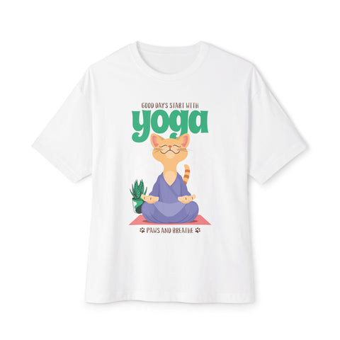 Cat Yoga - Oversized Fit