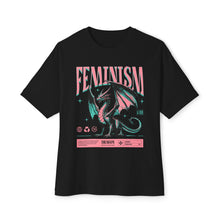 Feminist Pink Dragon - Oversized Fit Shirt