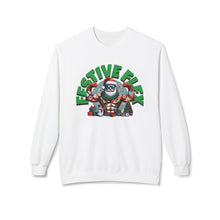 Festive Flex - Fleece Crewneck Sweatshirt