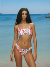 Women's Vintage Floral Bikini Set - 2024 Two-Piece Swimsuit with Push-Up Top