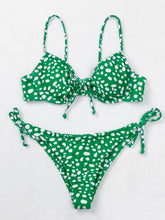 Women's Polka Dot Triangle Bikini Set - Classic Tanga Swimsuit for Summer